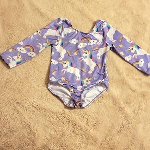Super cute long sleeve gymnastics leotard xxs (2T/3T)